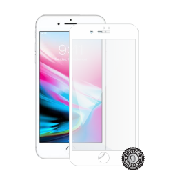 iPhone 8 Plus Tempered Glass Protection (full COVER white) ochrana displeje