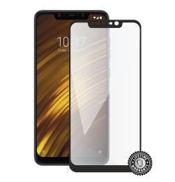 Pocophone F1 Tempered Glass protection (full COVER black) display