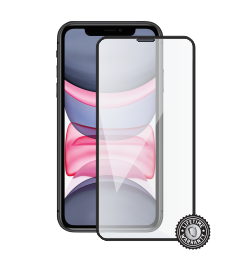 iPhone 11 Tempered Glass protection (full COVER black) ochrana displeje