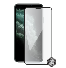 iPhone 11 Pro Max Tempered Glass protection (full COVER black) ochrana displeje