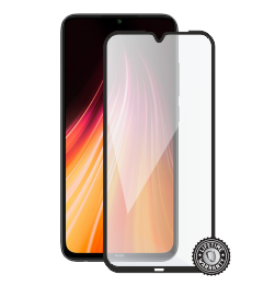 Redmi Note 8T Tempered Glass protection (full COVER black) display