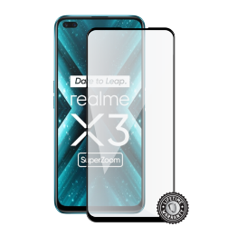 X3 SuperZoom Tempered Glass protection (full COVER black) display