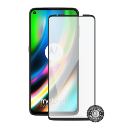 Moto G9 Plus XT2087 Tempered Glass protection (full COVER black) display