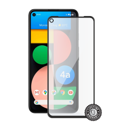 Pixel 4a 5G Tempered Glass protection (full COVER black) display