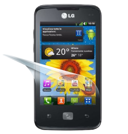 E510 Optimus HUB ochrana displeje