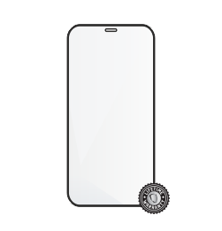 iPhone 12 Pro Tempered Glass protection (full COVER black) display