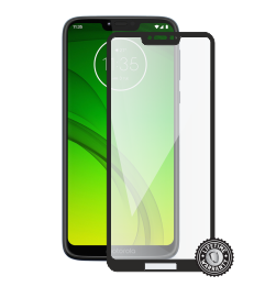 Moto G7 Power XT1955 Tempered Glass protection (full COVER black) ochrana displeje
