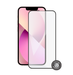 iPhone 13 mini Tempered Glass protection (full COVER black) display