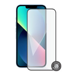 iPhone 13 Tempered Glass protection (full COVER black) display