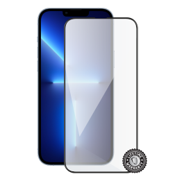 iPhone 14 Plus Tempered Glass protection (full COVER black) display