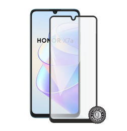 Honor X7a Tempered Glass Protection (full COVER black) display