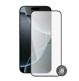 iPhone 16 Pro Max Tempered Glass Protection (full COVER black) display